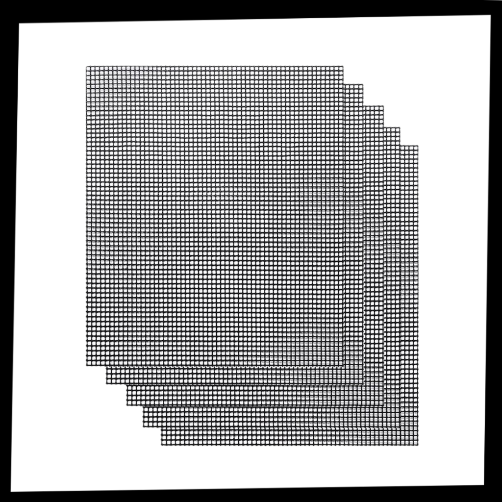 Grilles de cuisson anti-adhésives pour barbecue (5pcs)