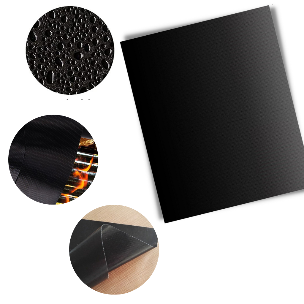 Tapis de cuisson anti-adhésif barbecue (5pcs)