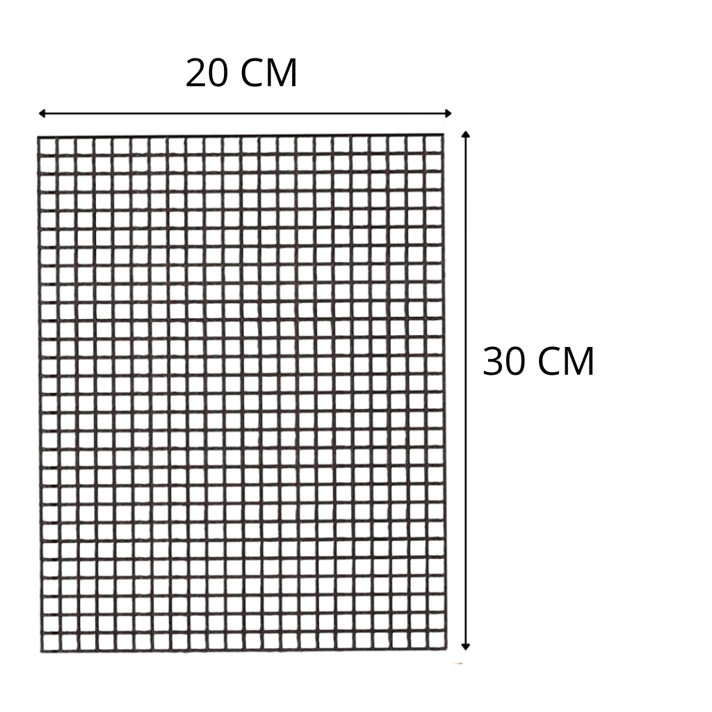 Grilles de cuisson anti-adhésives pour barbecue (5pcs)