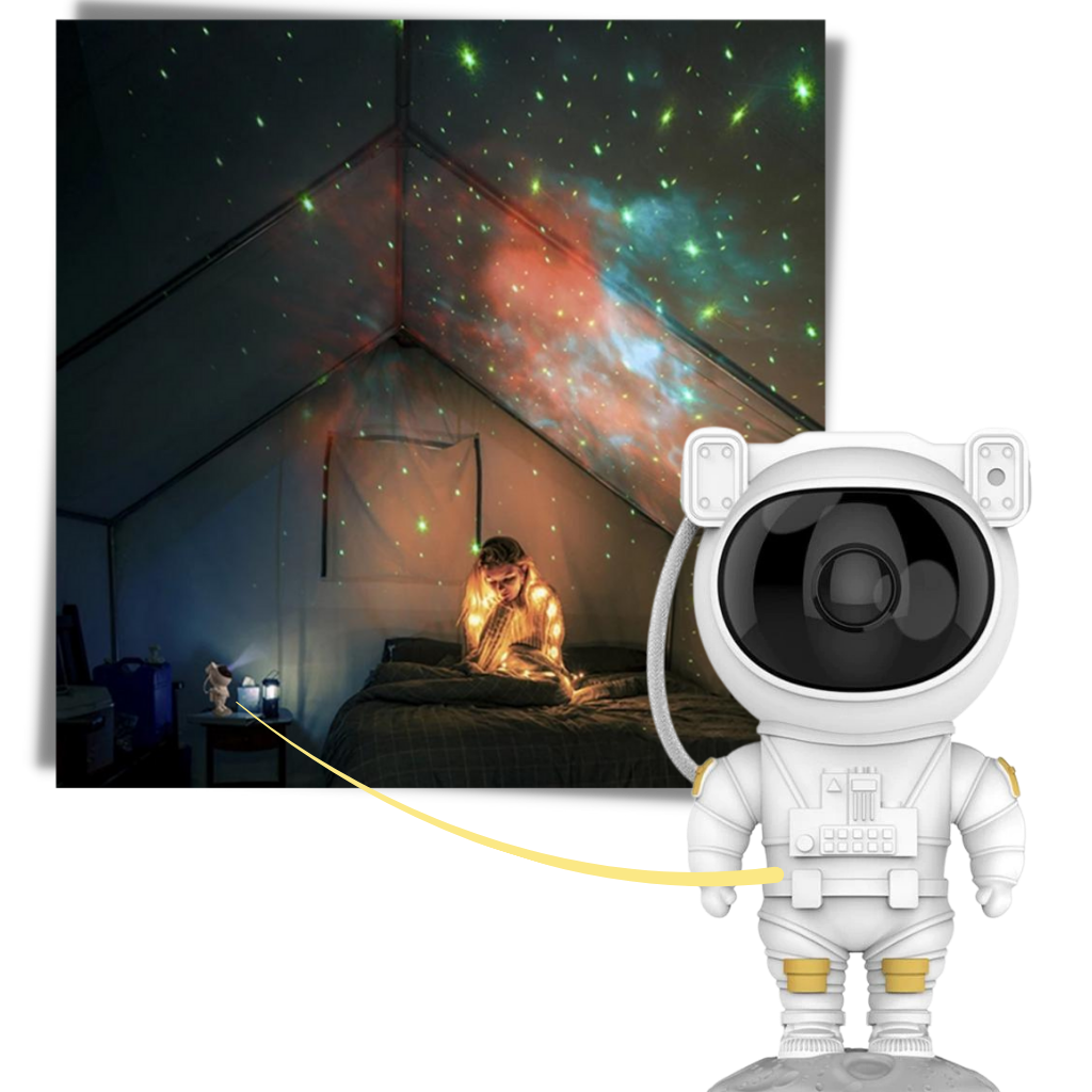 Lampe de nuit de projection astronaute - Ozerty