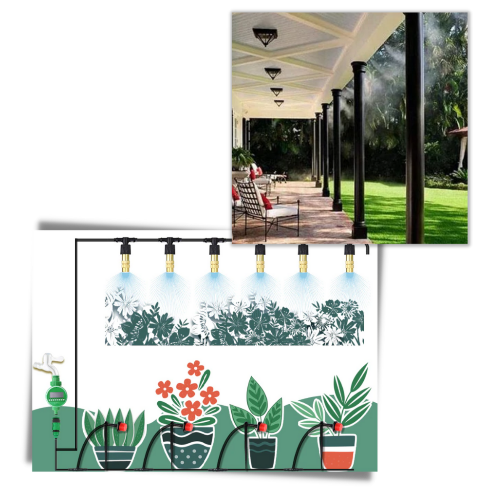 Kit de système d'irrigation de jardin - Ozerty