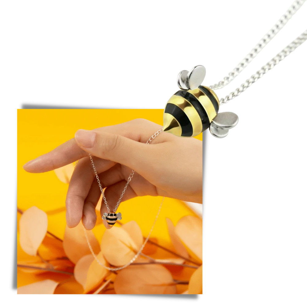 Collier en forme d’abeille - Ozerty