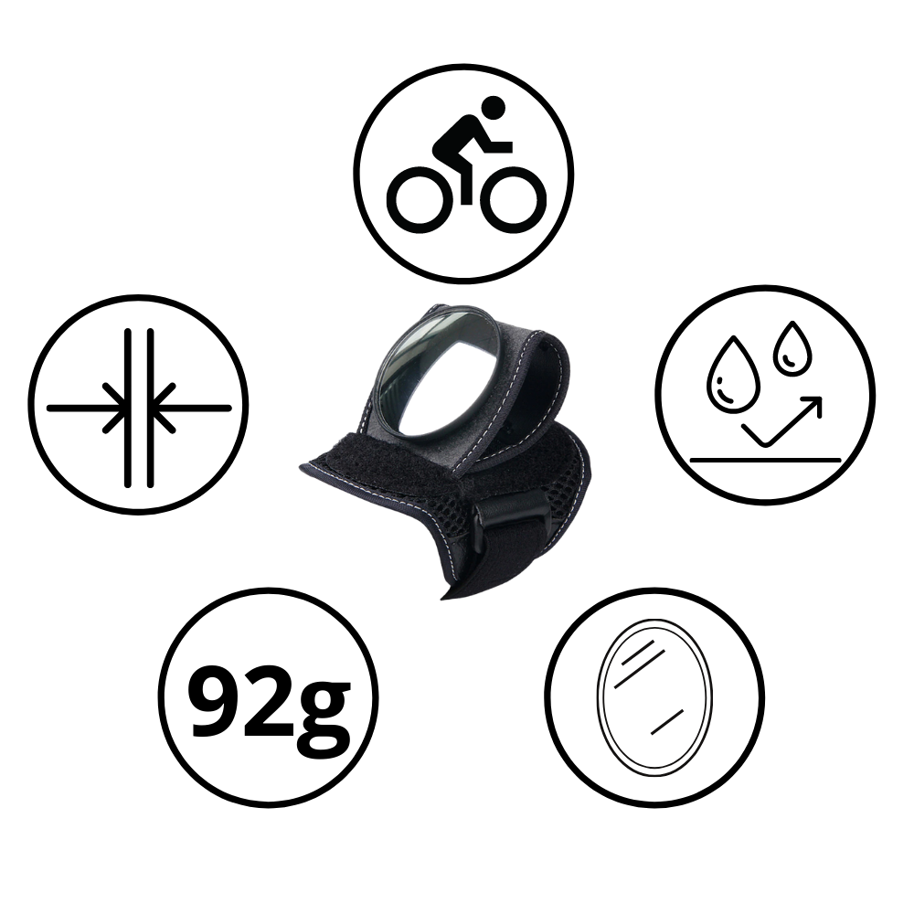 Rétroviseur de poignet pour bicyclette - Ozerty