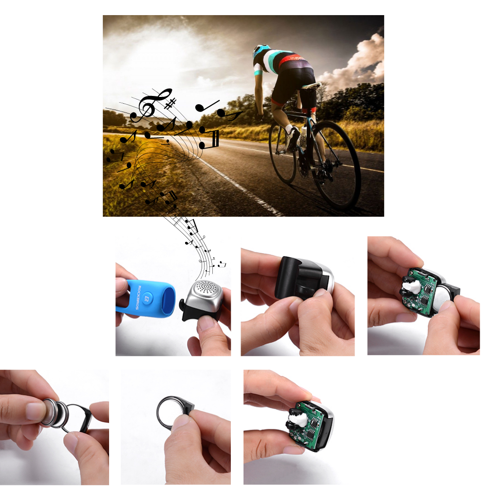 Klaxon de vélo étanche en silicone - Ozerty
