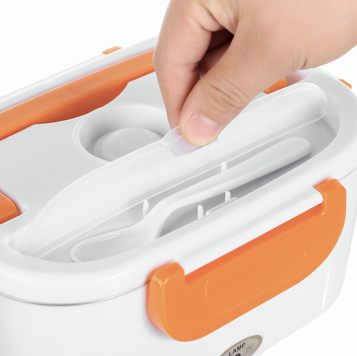 Electric and portable heated food box