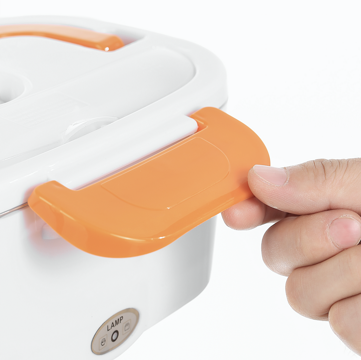 Electric and portable heated food box