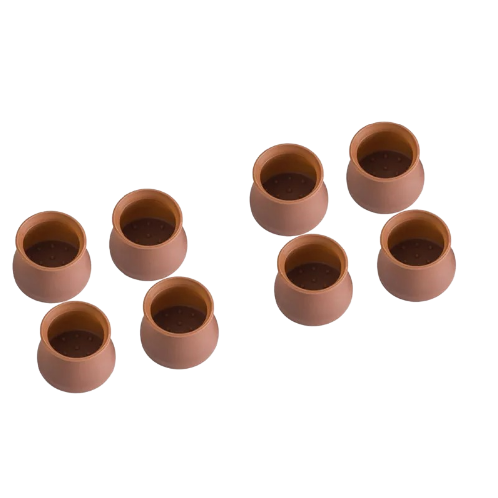 Pack de 8 protections en silicone pour pieds de meubles - Ozerty