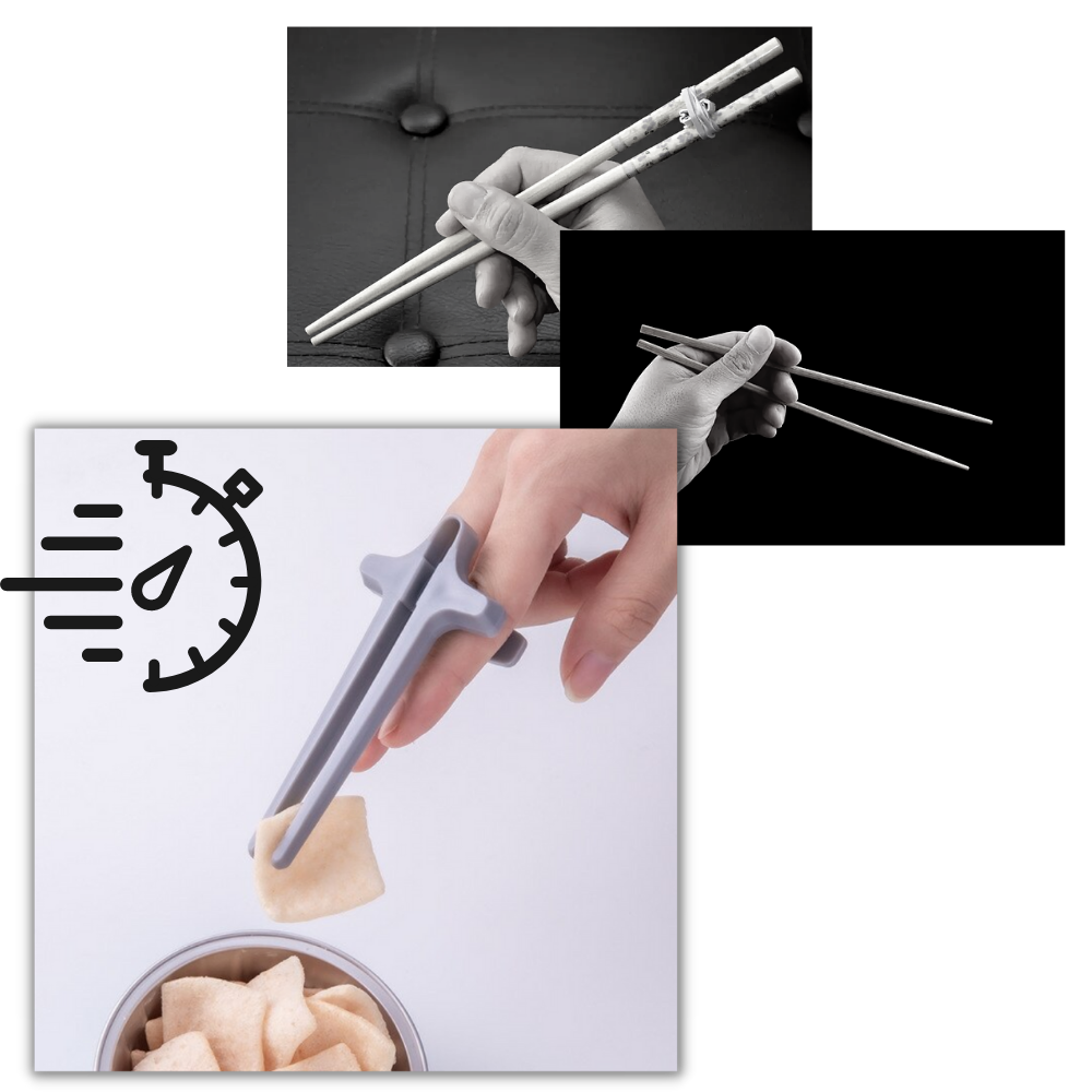 Baguettes ergonomiques pour les doigts - Ozerty