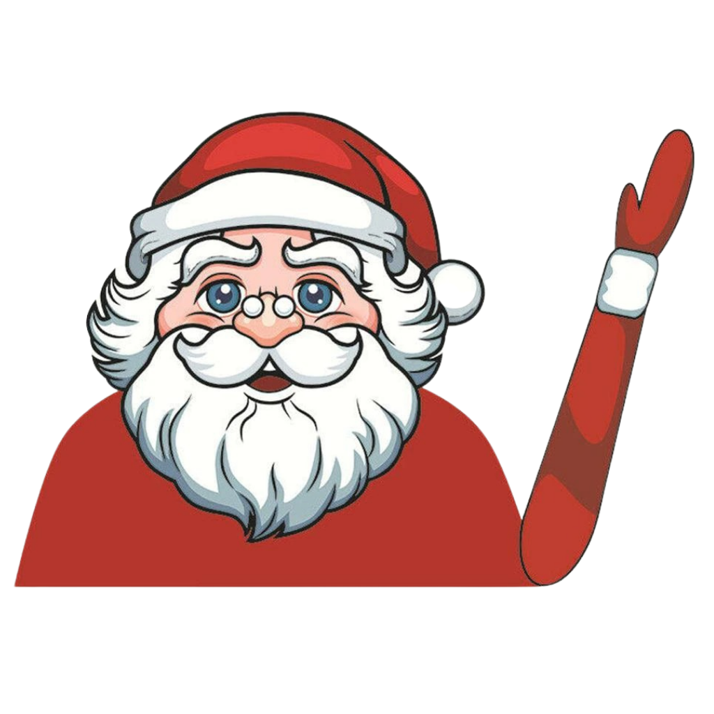 Christmas sticker for windshield wiper