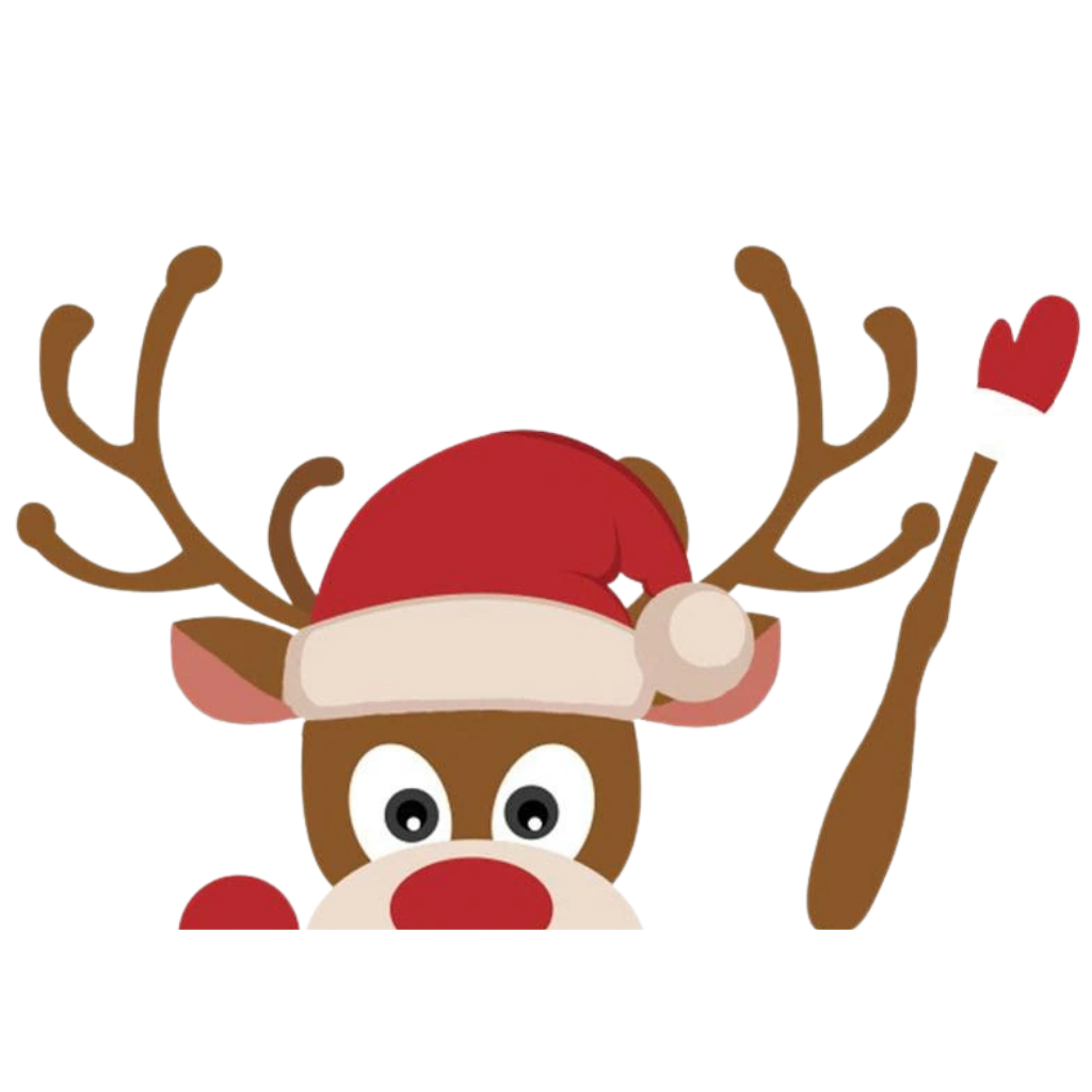 Christmas sticker for windshield wiper