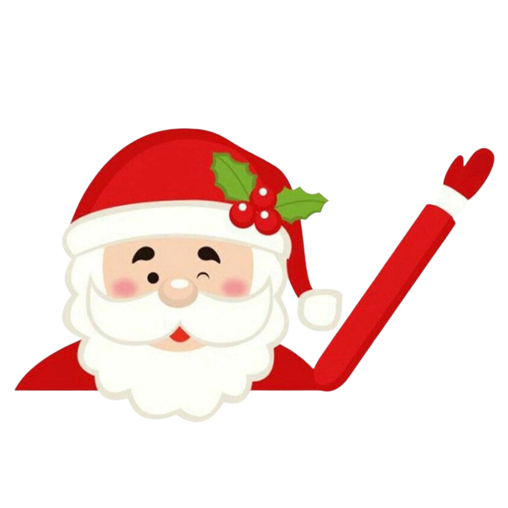 Christmas sticker for windshield wiper