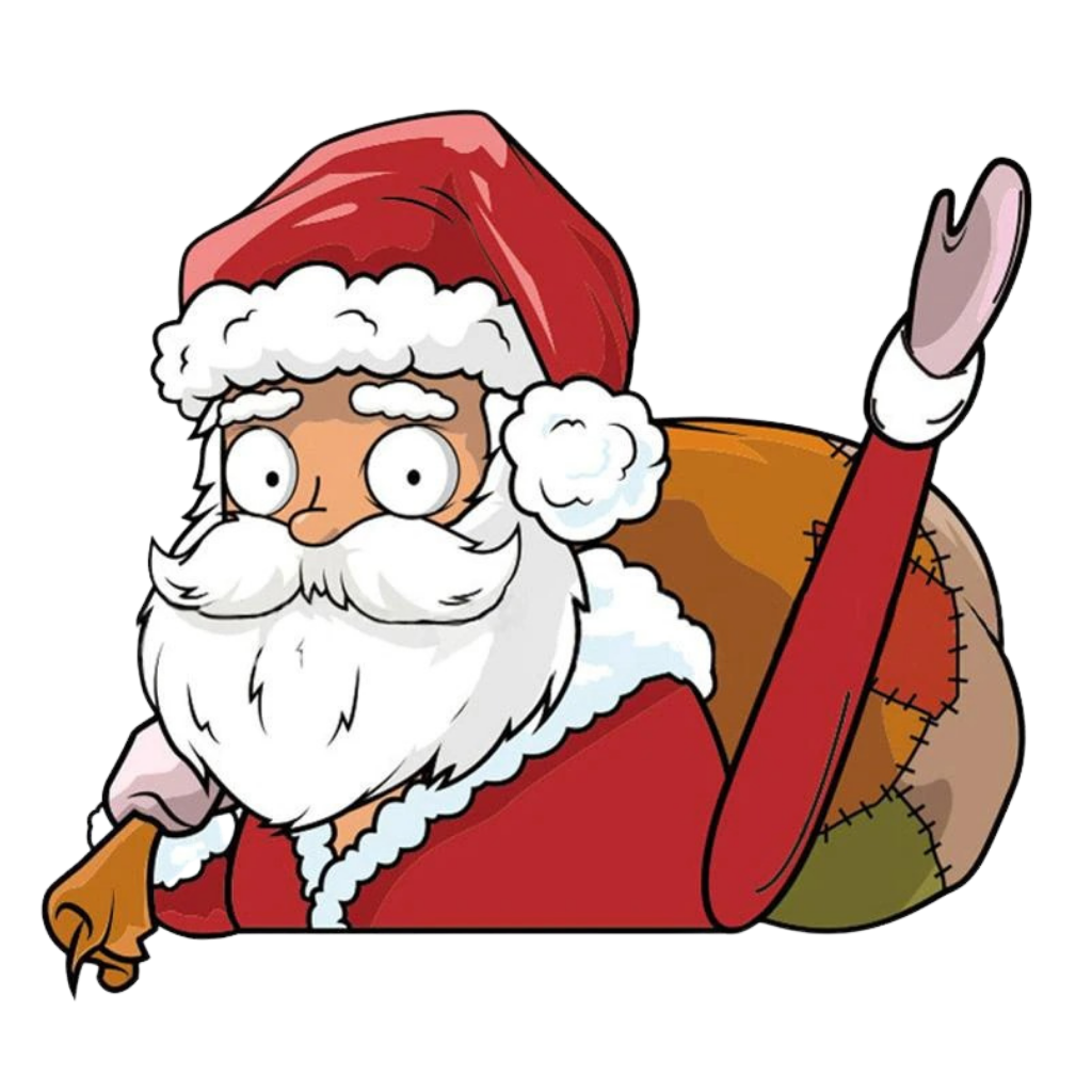 Christmas sticker for windshield wiper