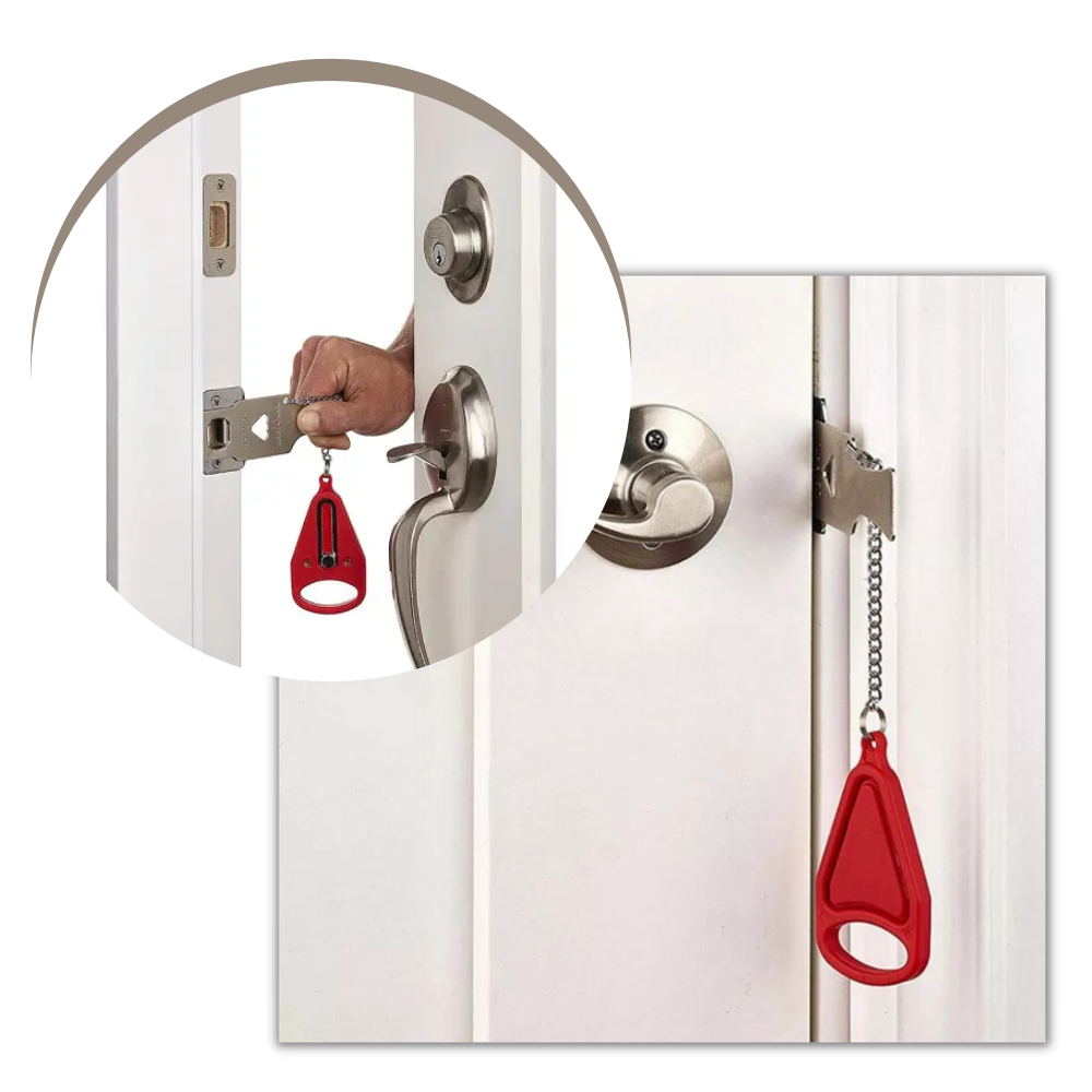 Serrure de porte portative