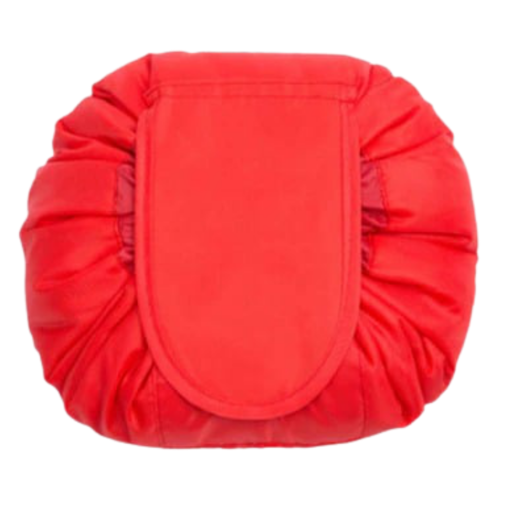 Foldable Makeup Pouch with Drawstring