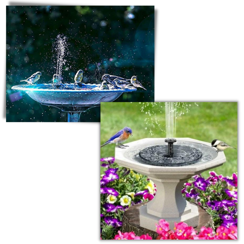 Fontaine flottante à énergie solaire - Ozerty