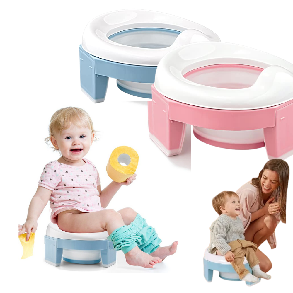 Siège de pot pliable pour pour les tout-petits 3 en 1