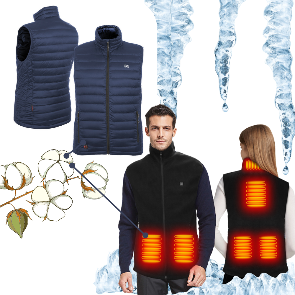 Gilet chauffant unisexe - Ozerty