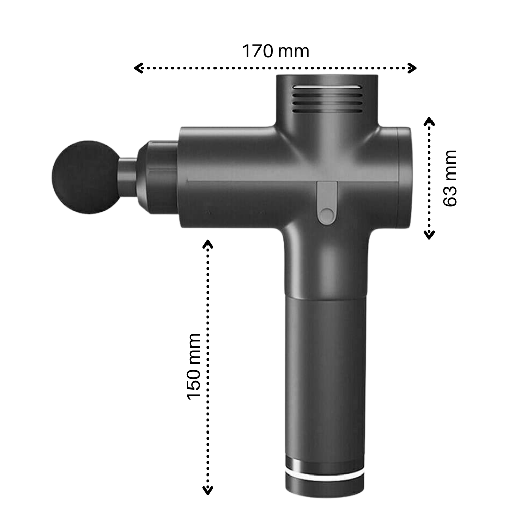 Pistolet de massage multi vitesse