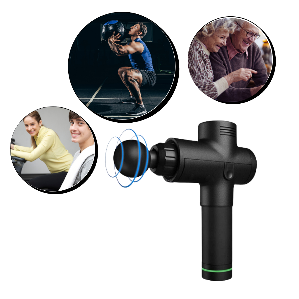 Pistolet de massage multi vitesse