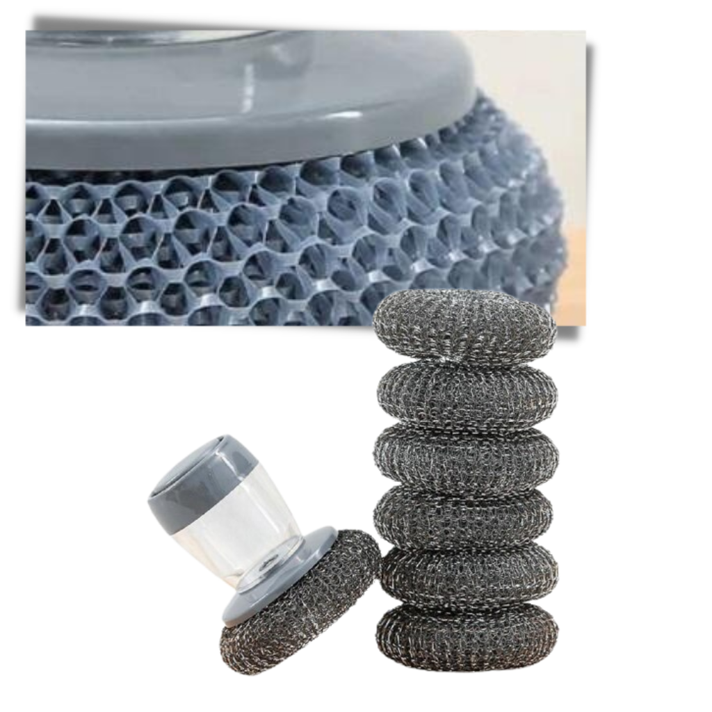 Brosse à main distributrice de savon pour la cuisine - Ozerty