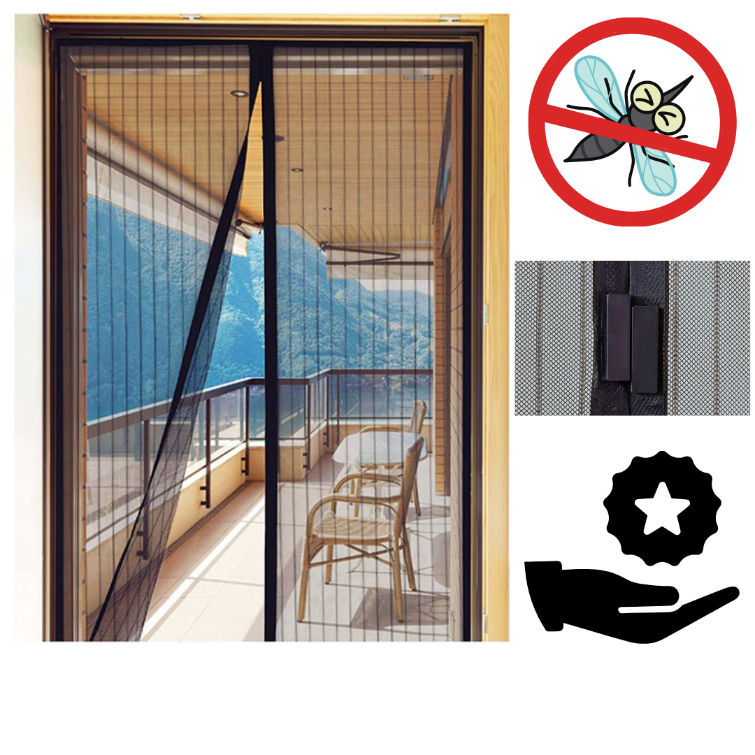 Magnetic screen door