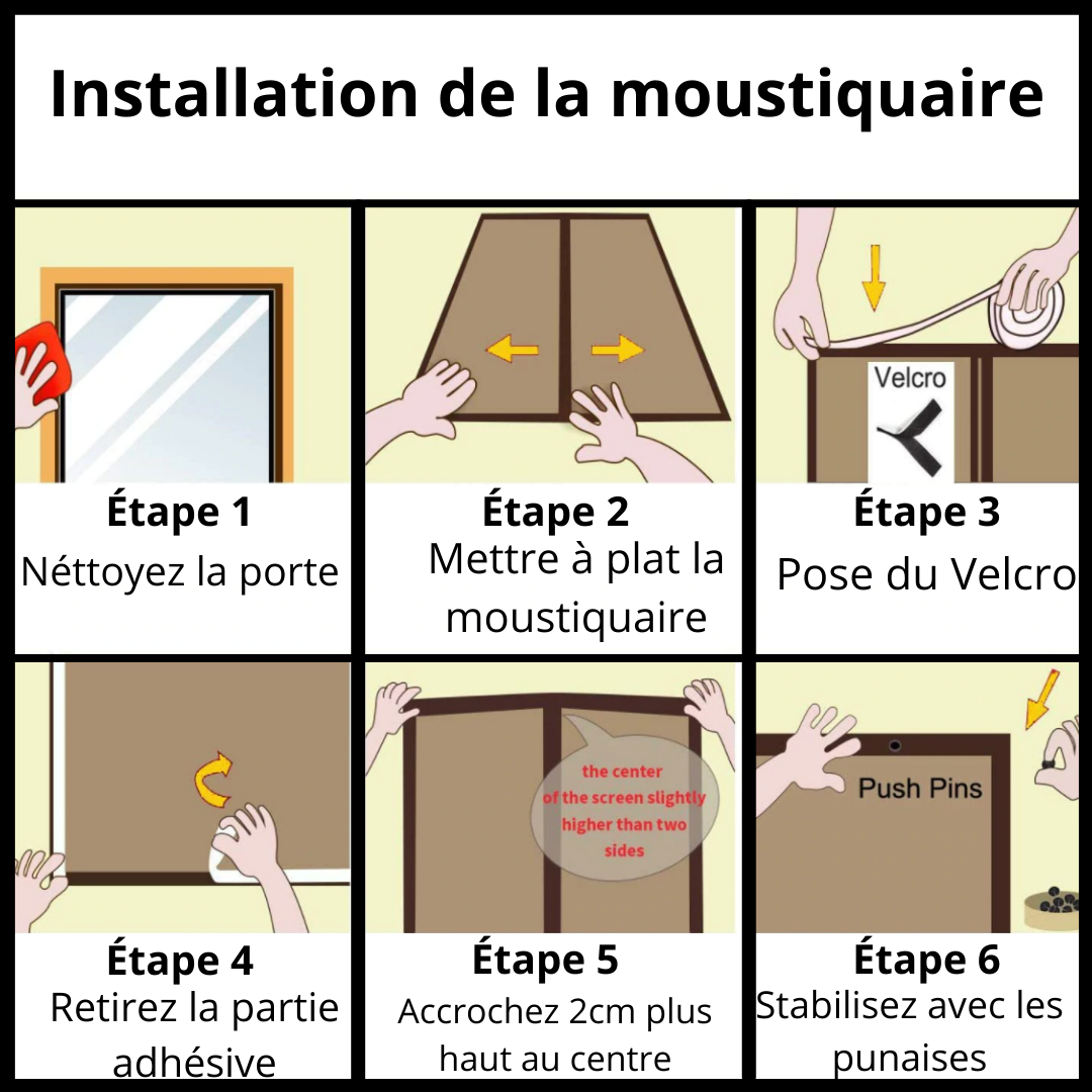 Magnetic screen door