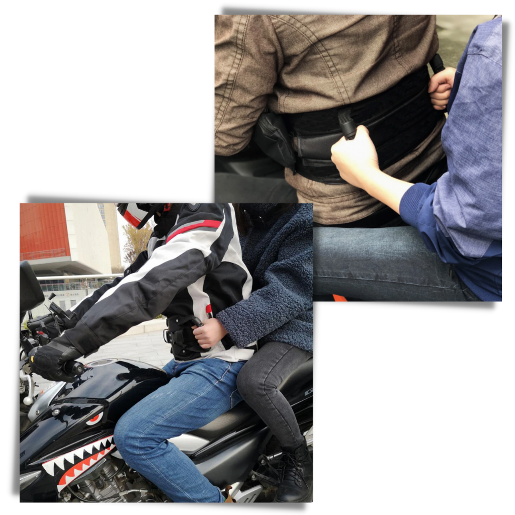 Ceinture de conducteur de moto pour passager - Ozerty