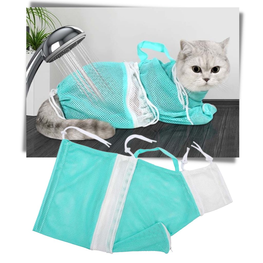 Sac en filet multifonctionnel pour le toilettage des animaux de compagnie - Ozerty