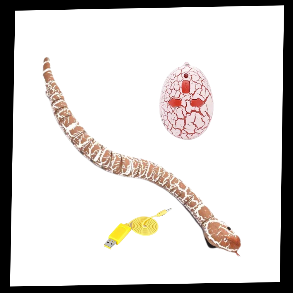 Jouet serpent interactif télécommandé pour chat - Ozerty