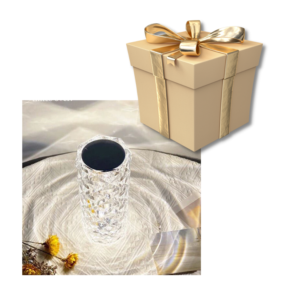 Lampe de luxe en cristal pour table - Ozerty