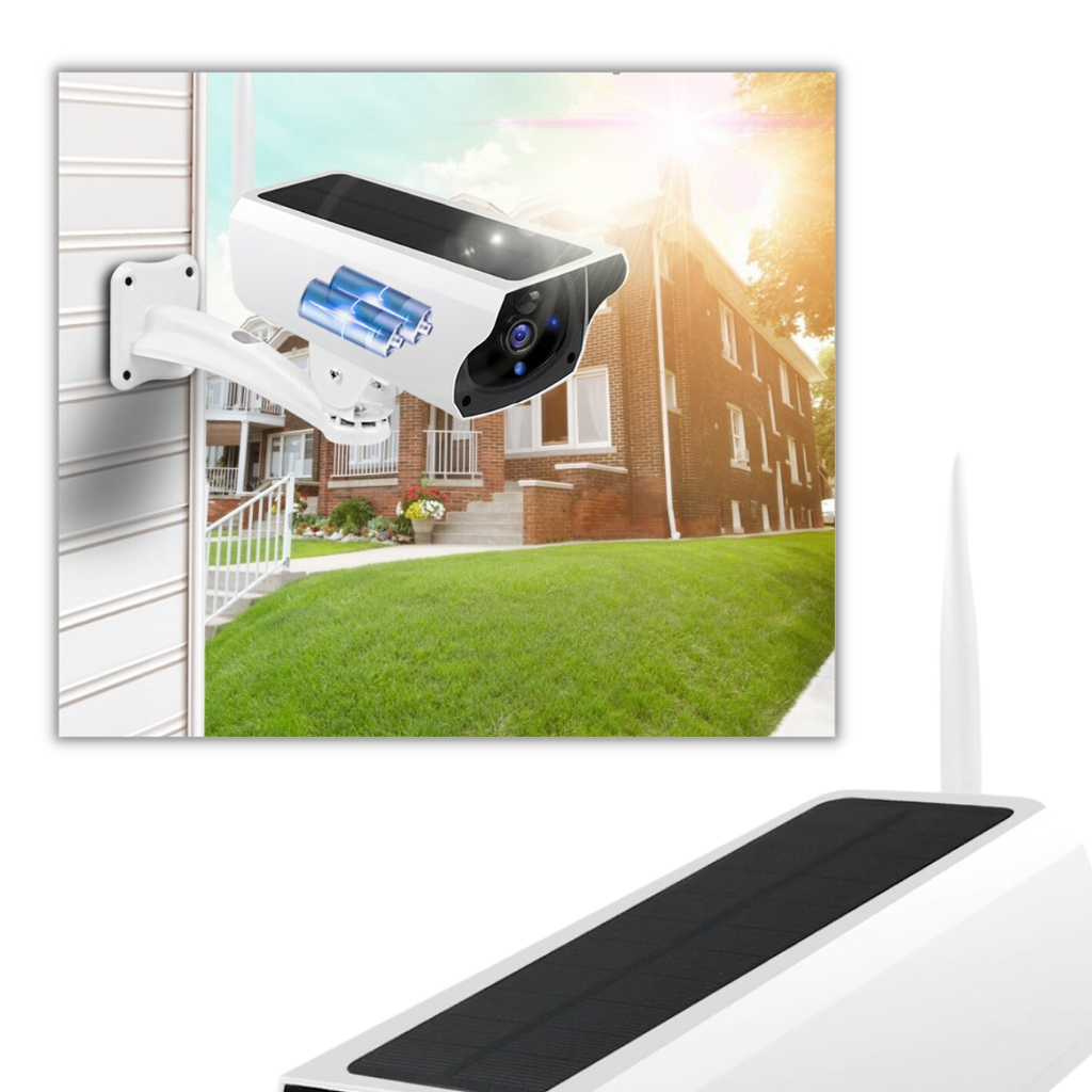 Caméra de surveillance solaire - Ozerty
