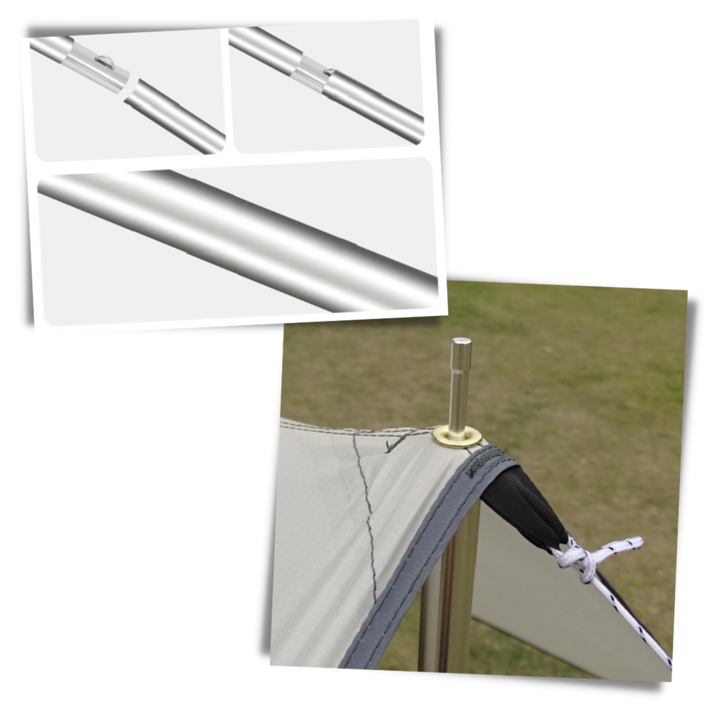 Kit de bâche de camping imperméable - Ozerty