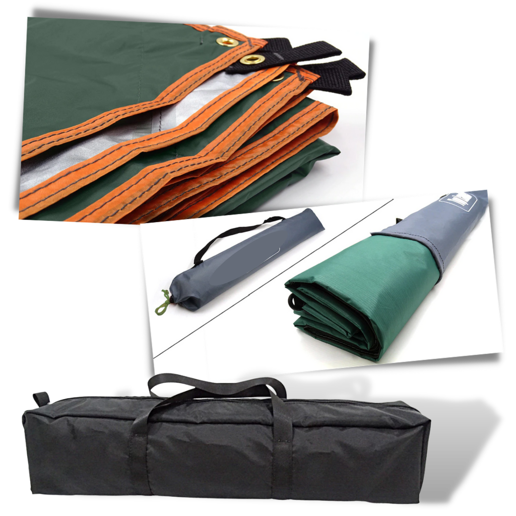 Kit de bâche de camping imperméable - Ozerty