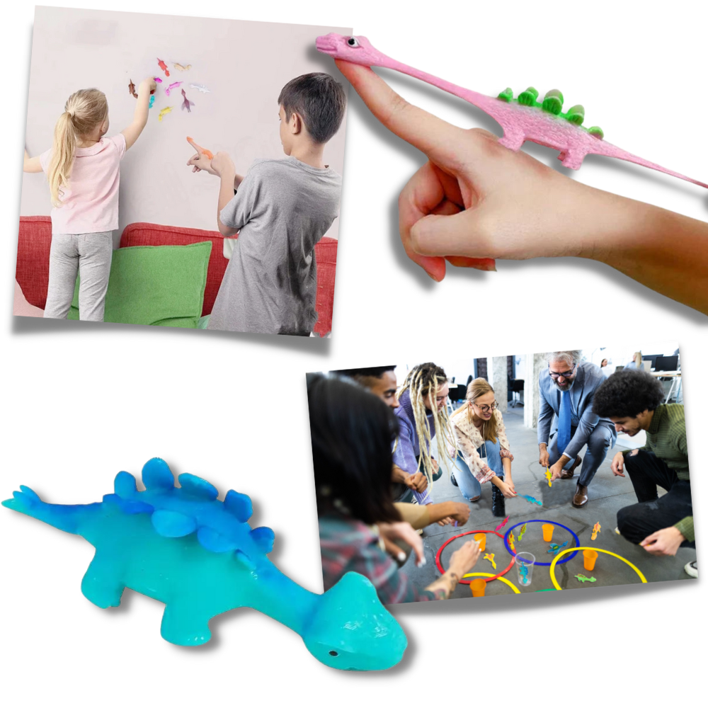 Catapulte Dinosaures collants - Ozerty
