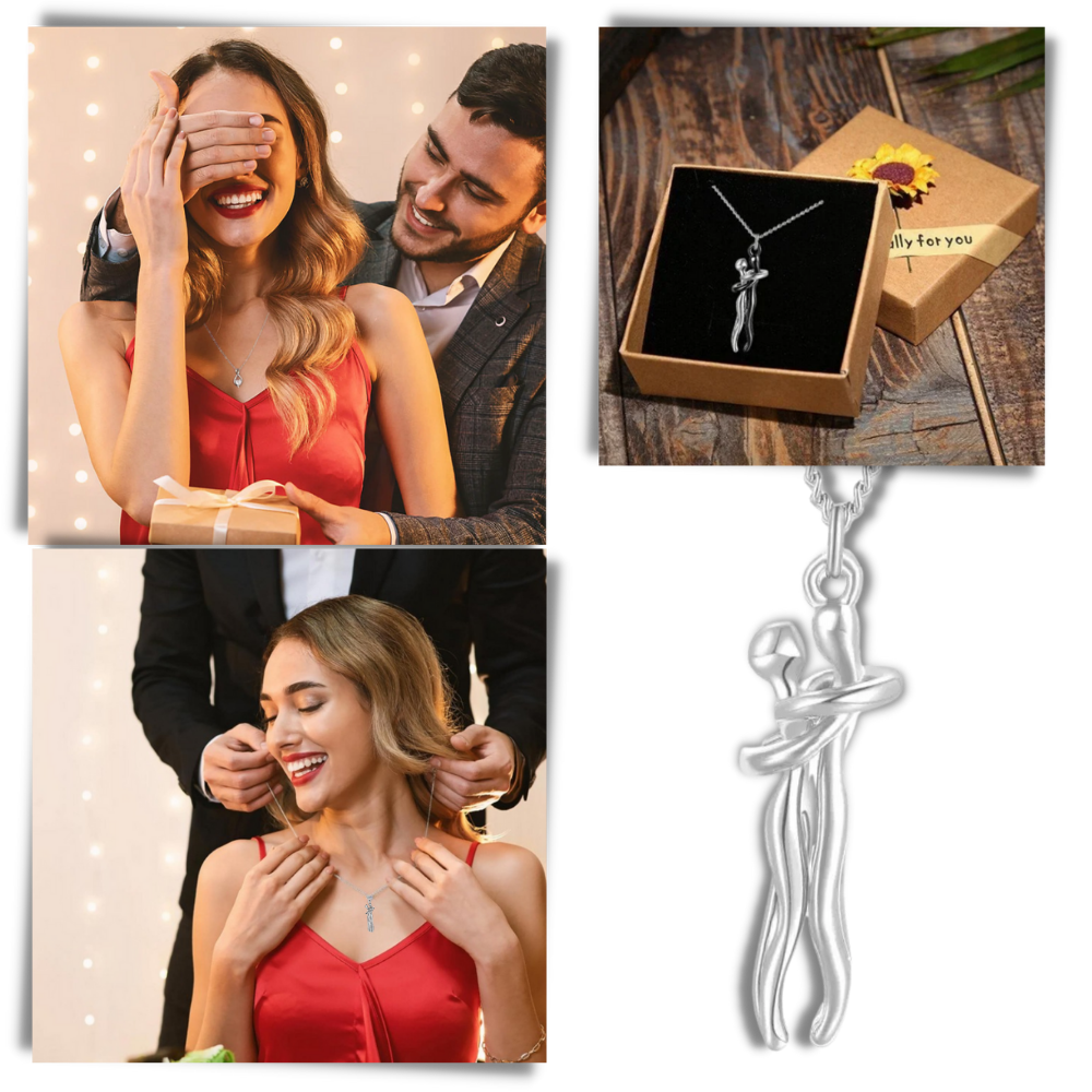 Collier de couple Câlin - Ozerty
