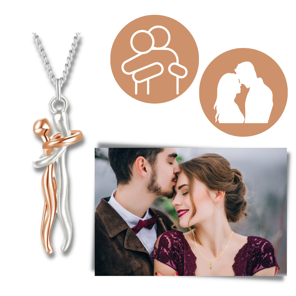 Collier de couple Câlin - Ozerty