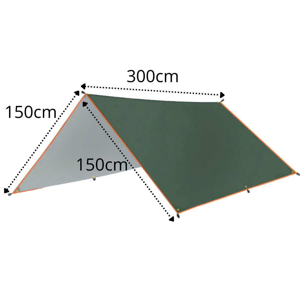 Kit de bâche de camping imperméable - Ozerty