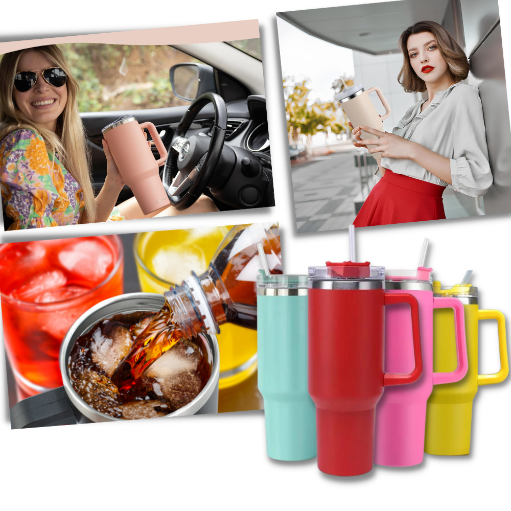 Mug Grande Capacité pour voiture avec Poignée - Ozerty