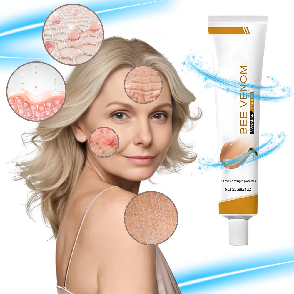 Sérum et crème anti-âge au venin d'abeille - Ozerty