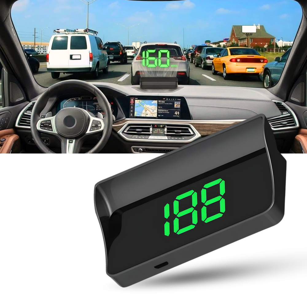 Affichage tête haute compteur de vitesse clair et intuitif - Ozerty