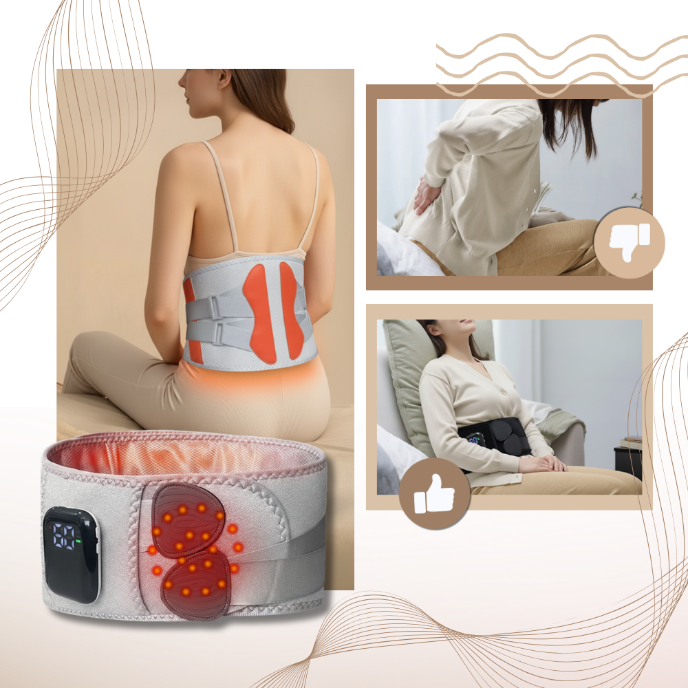 Ceinture massante et chauffante avec corset pour sciatique - Ozerty