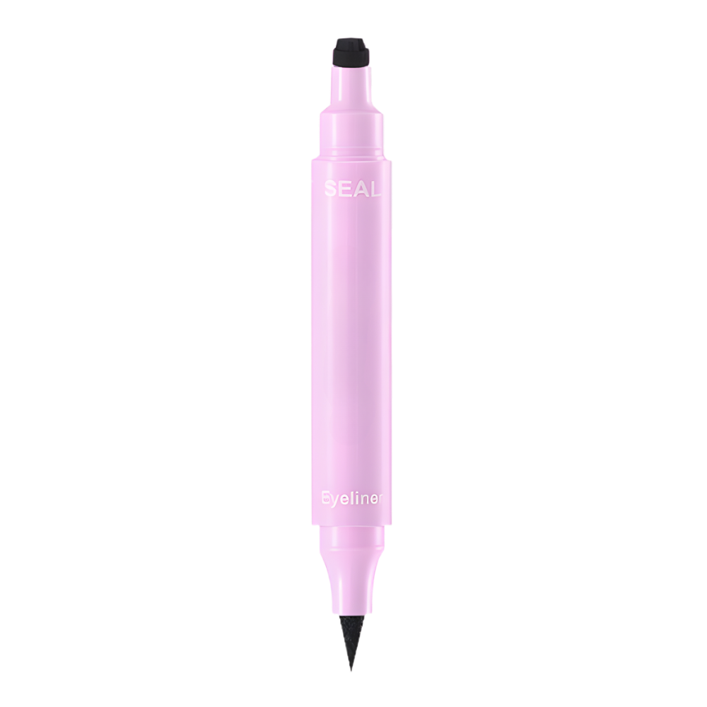 Eyeliner double têtes avec tampons de motifs -Cœur - Ozerty