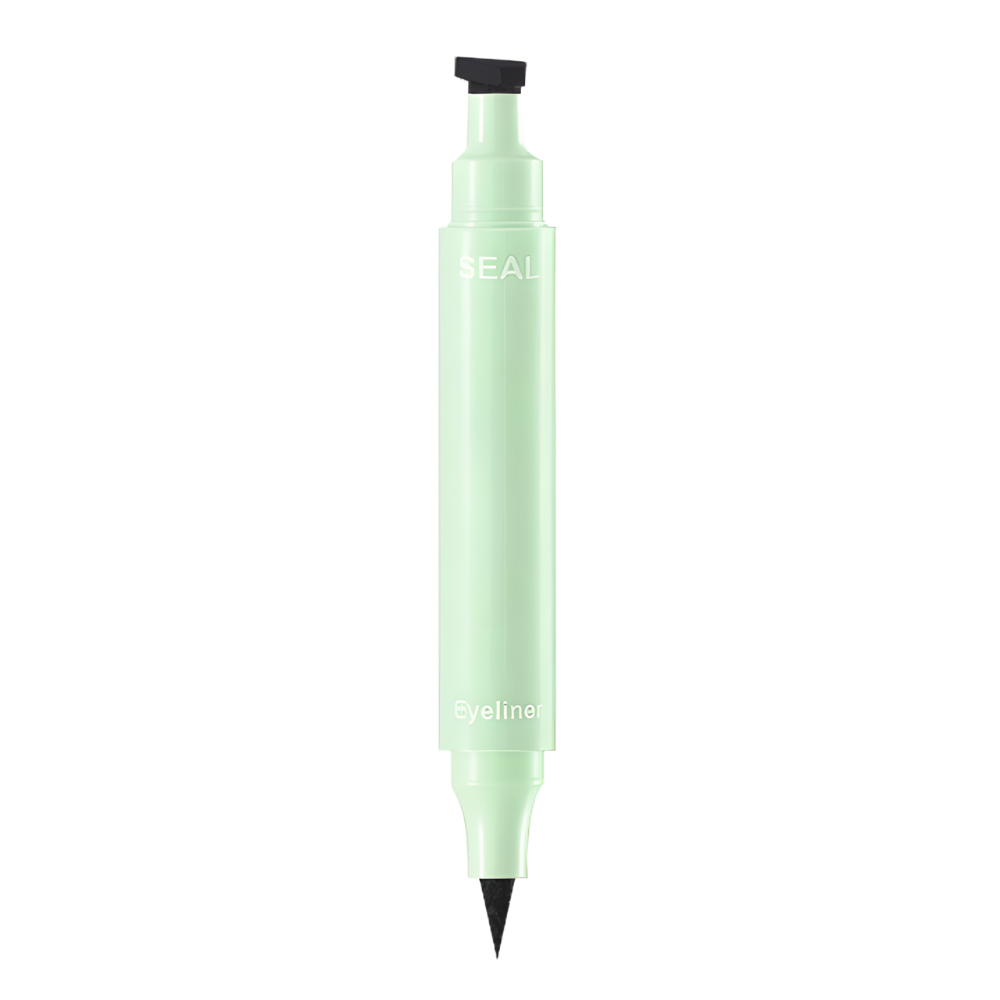 Eyeliner double têtes avec tampons de motifs -Triangle - Ozerty