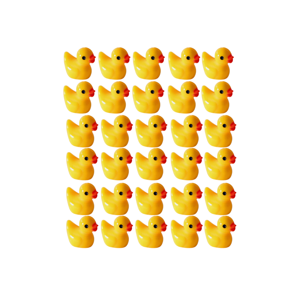 Jouet de défi petit canard -Orange lumineux - Ozerty