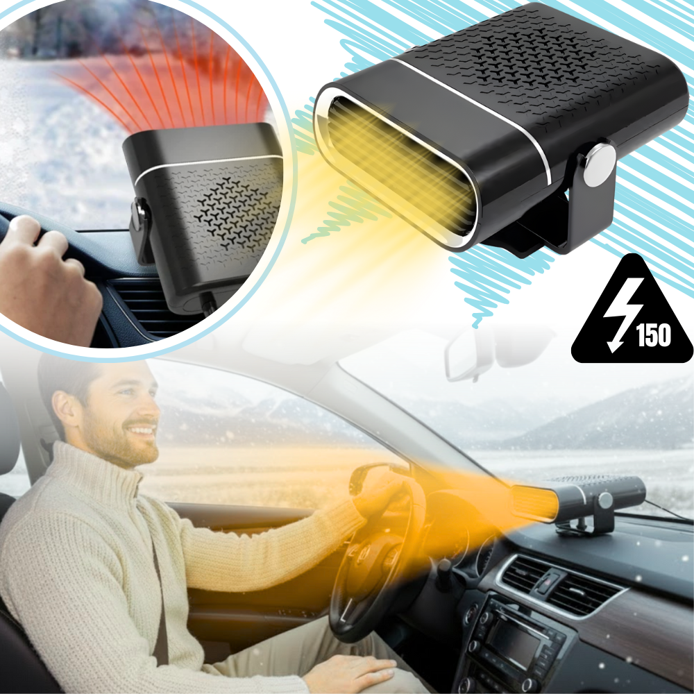 Dégivreur portable pour voiture 2 en 1 - Ozerty