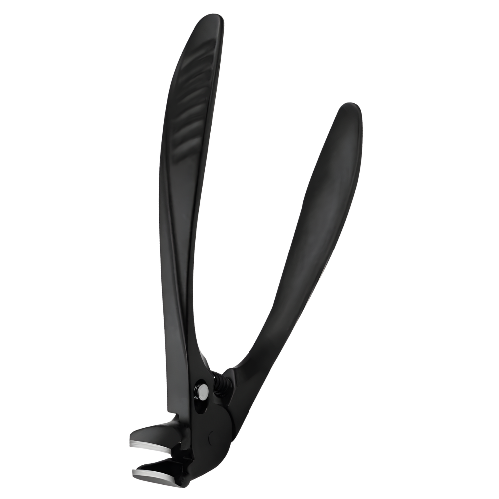 Coupe-ongles à long manche avec réservoir intégré -Noir - Ozerty