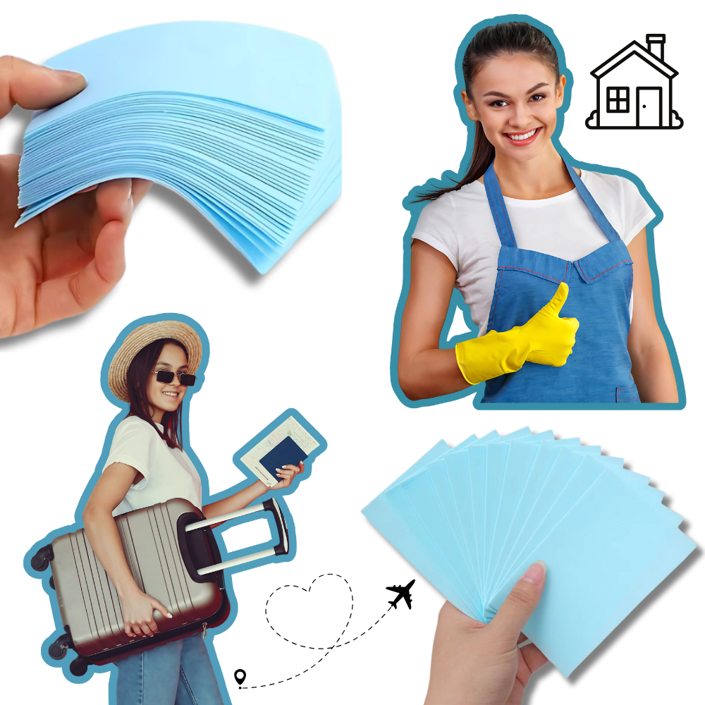 Feuilles nettoyantes écologiques pour les toilettes - Ozerty
