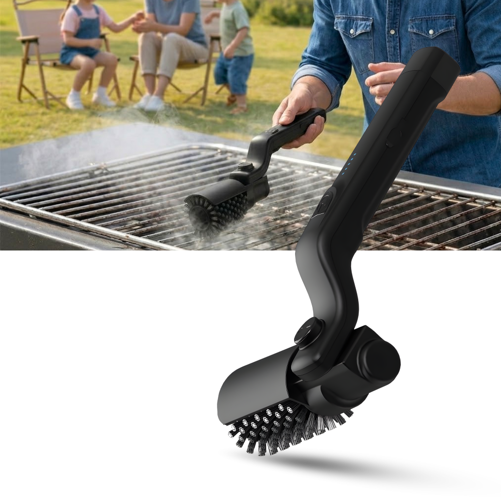 Brosse sans fil pour barbecue - Ozerty