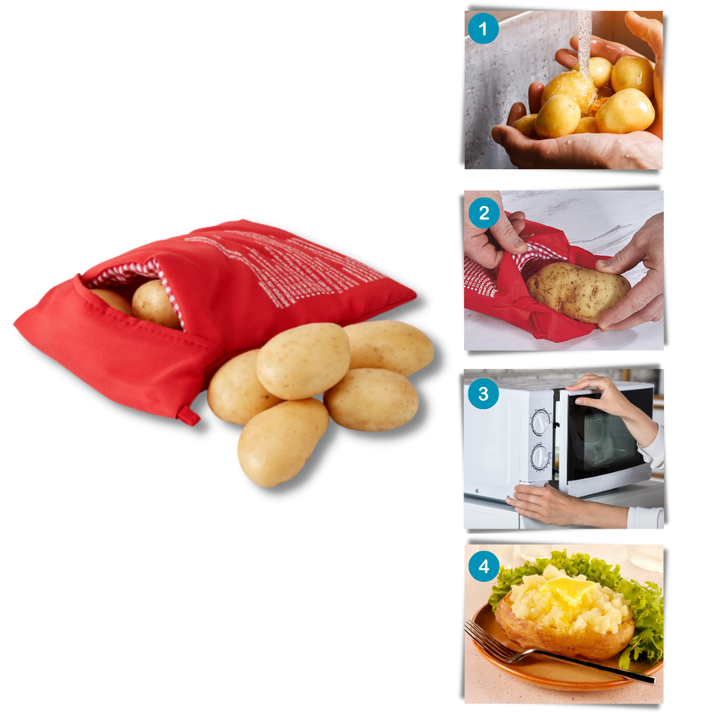 Sac de cuisson à pommes de terre pour micro-ondes

 - Ozerty