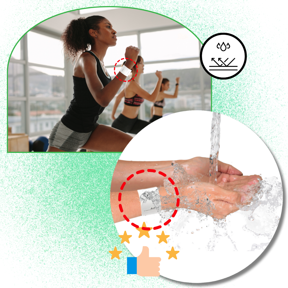 Bracelets de rappel effaçables en silicone - Ozerty
